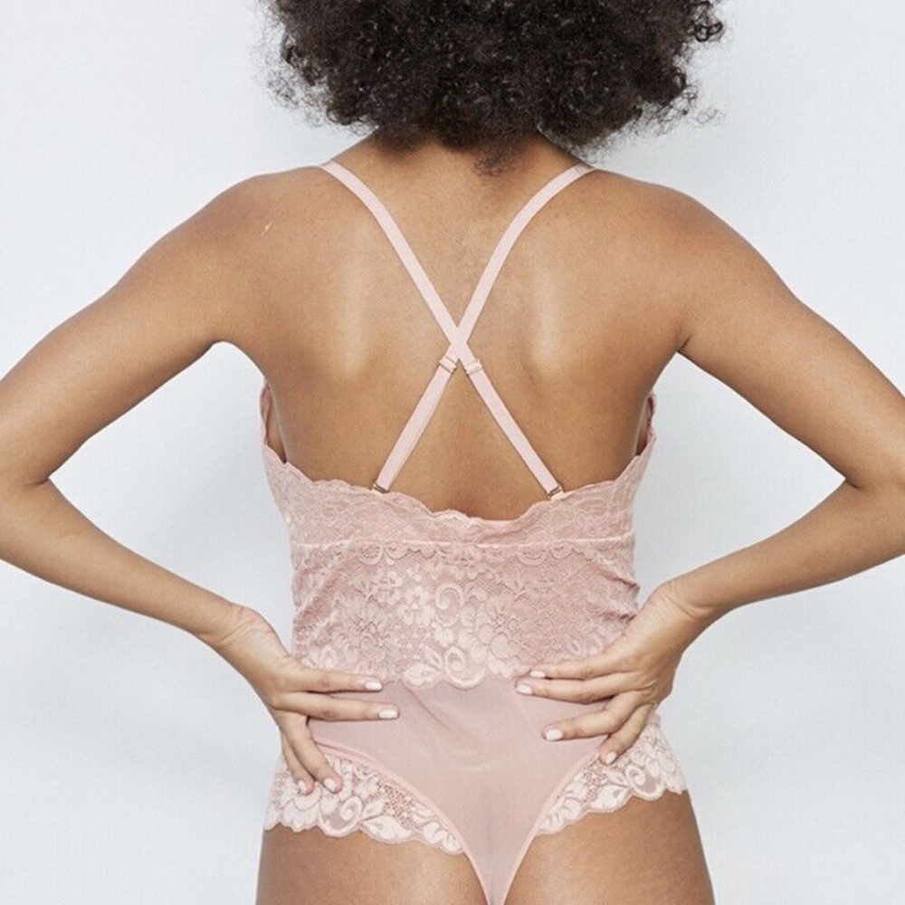 NWT Free People We Are Hah Women’s Copper Rose Smarty Pants Bodysuit Size Large - Picture 15 of 16